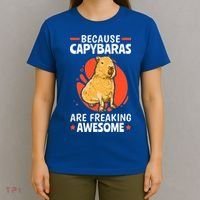 Capybaras Are Awesome Rodent Grasseater Capybara T-Shirt thumb 4