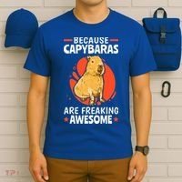 Capybaras Are Awesome Rodent Grasseater Capybara T-Shirt thumb 6