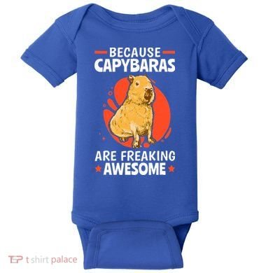 Capybaras Are Awesome Rodent Grasseater Capybara Baby Bodysuit