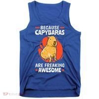Capybaras Are Awesome Rodent Grasseater Capybara Tank Top thumb 0