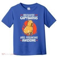 Capybaras Are Awesome Rodent Grasseater Capybara Toddler T-Shirt thumb 0
