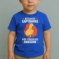 Capybaras Are Awesome Rodent Grasseater Capybara Toddler T-Shirt thumb 2