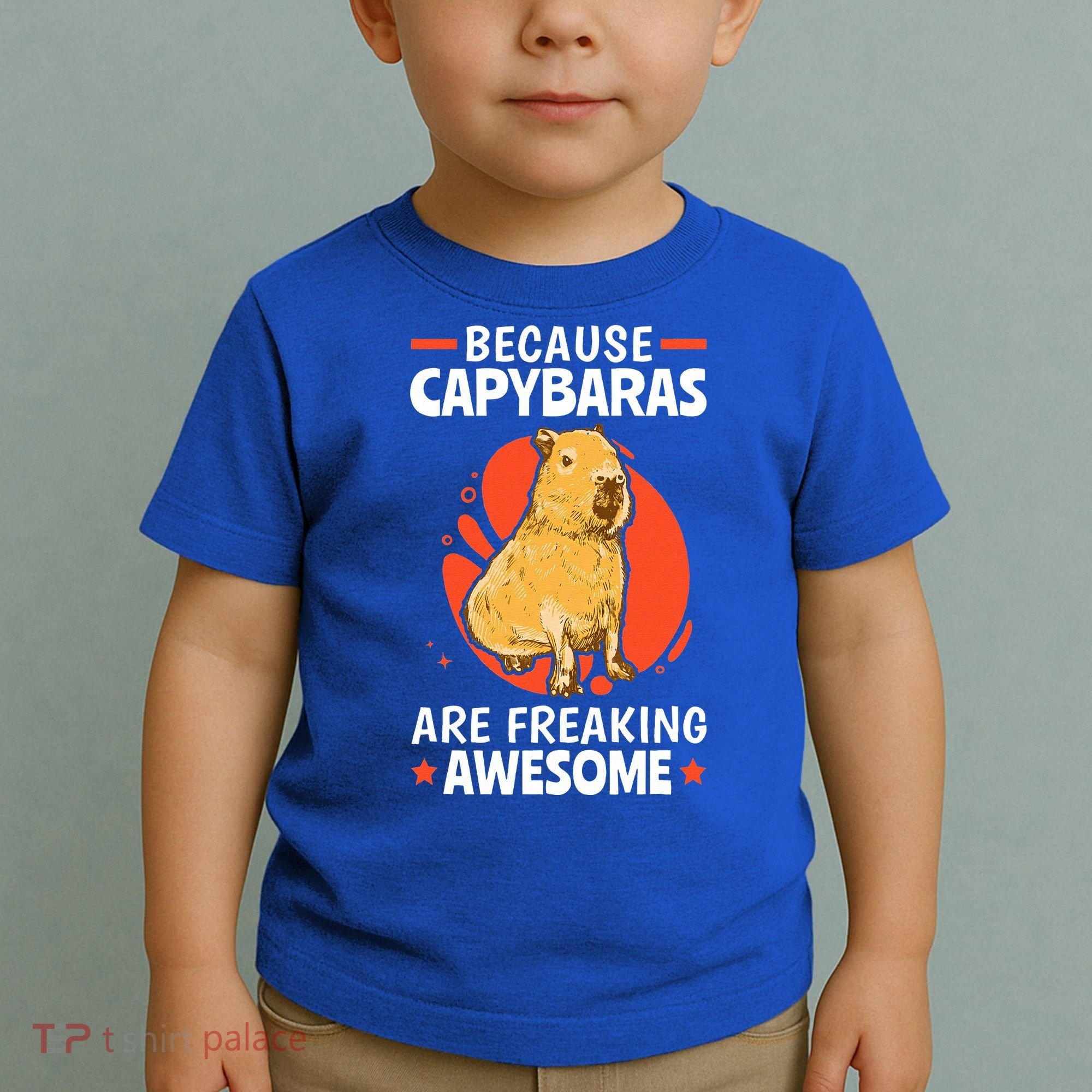 Capybaras Are Awesome Rodent Grasseater Capybara Toddler T-Shirt