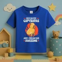 Capybaras Are Awesome Rodent Grasseater Capybara Toddler T-Shirt thumb 3