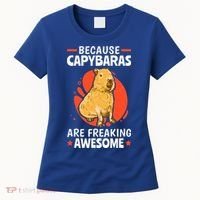 Capybaras Are Awesome Rodent Grasseater Capybara Women's T-Shirt thumb 0