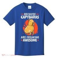 Capybaras Are Awesome Rodent Grasseater Capybara Kids T-Shirt thumb 0