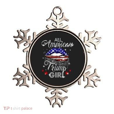 Cool All American Trump Girl Ornament