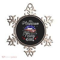 Cool All American Trump Girl Ornament thumb 0