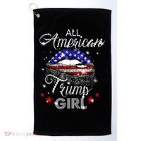 Cool All American Trump Girl Golf Towel thumb 0