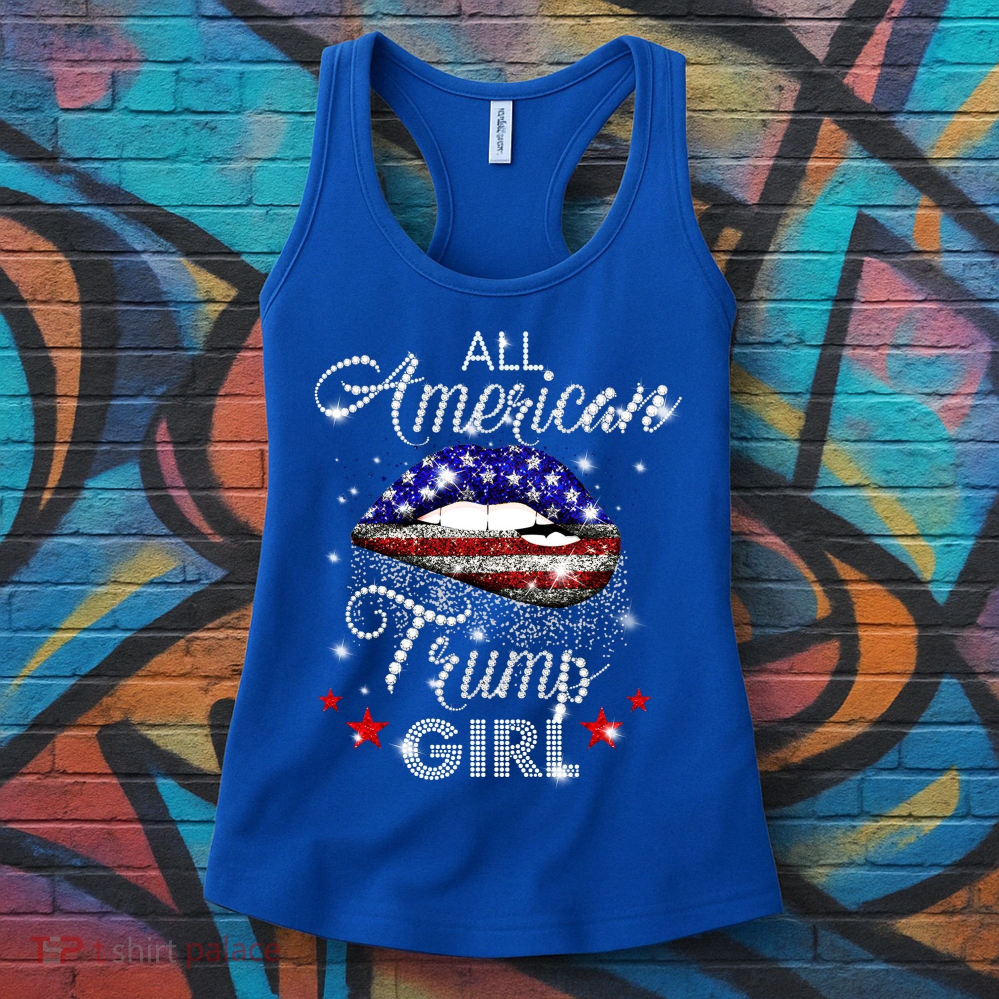 Cool All American Trump Girl Women's Tank Top