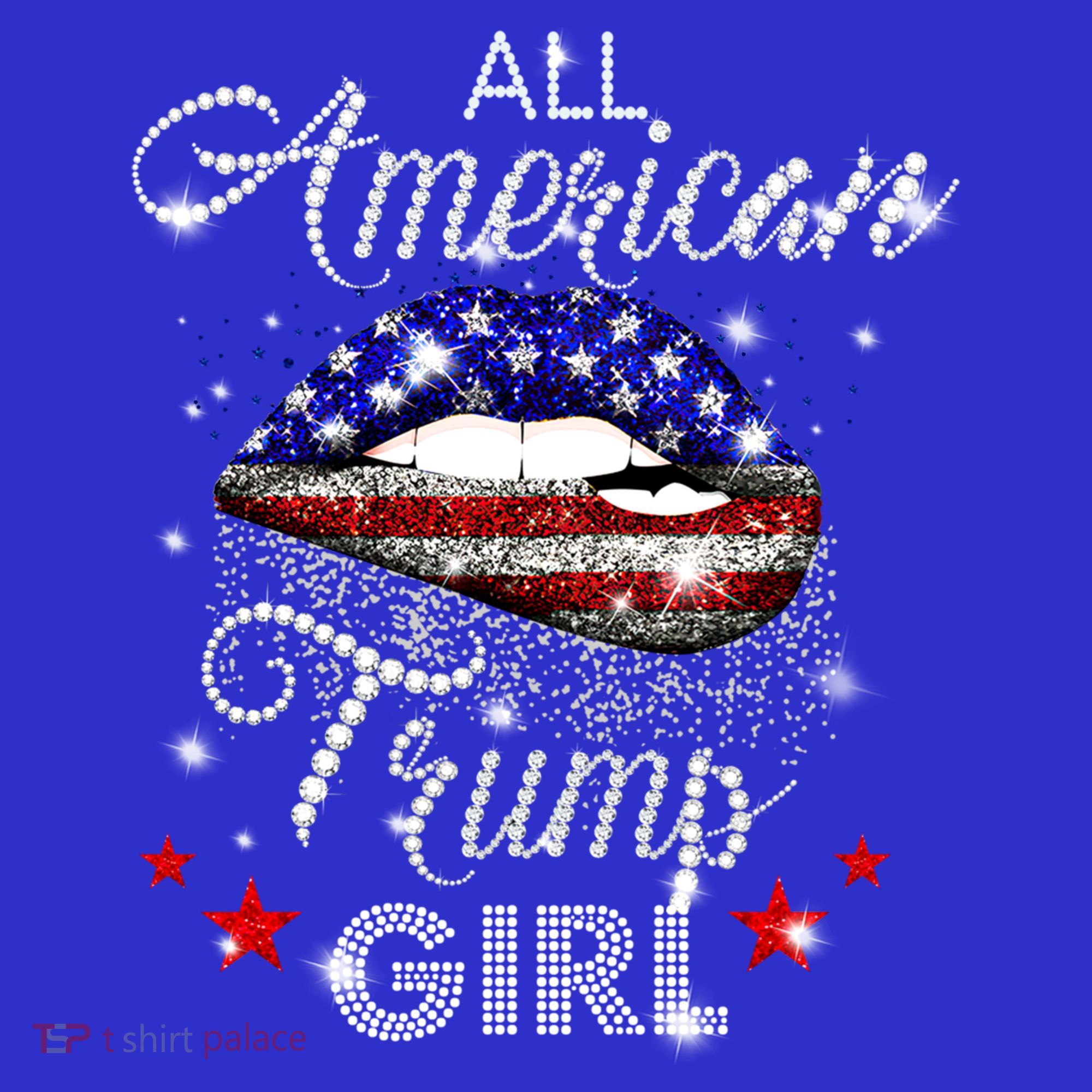 Cool All American Trump Girl Women's Tank Top