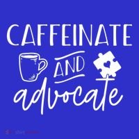 Caffeinate And Advocate Autism Special Ed Teacher Meme Cool Gift Tank Top thumb 6