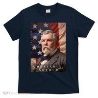 Chester A. Arthur 21st President Of The United States Portrait T-Shirt thumb 0