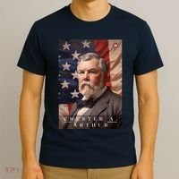 Chester A. Arthur 21st President Of The United States Portrait T-Shirt thumb 3