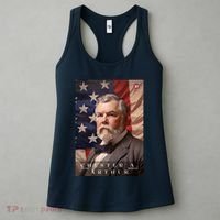 Chester A. Arthur 21st President Of The United States Portrait Women's Tank Top thumb 3