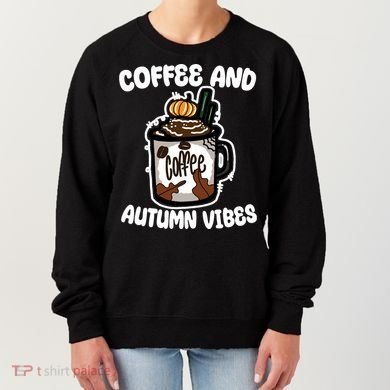 Coffee And Autumn Vibes Halloween Women's Sweatshirt
