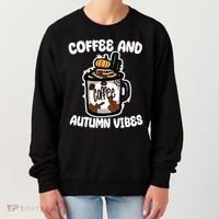 Coffee And Autumn Vibes Halloween Women's Sweatshirt thumb 0