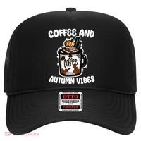 Coffee And Autumn Vibes Halloween Hat thumb 0