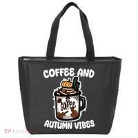 Coffee And Autumn Vibes Halloween Tote Bag thumb 0