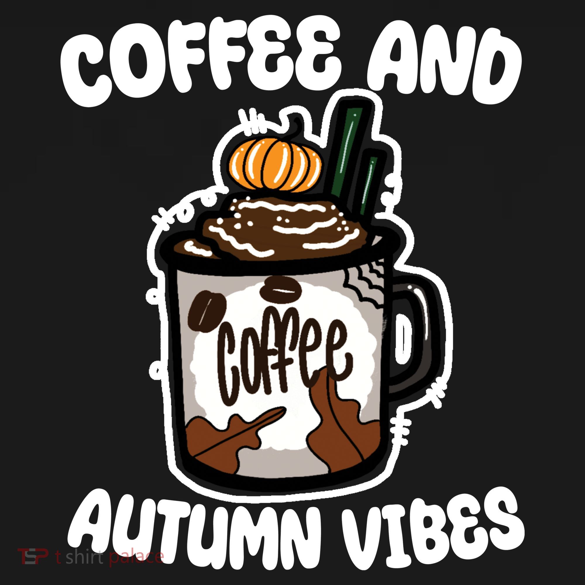 Coffee And Autumn Vibes Halloween Tote Bag