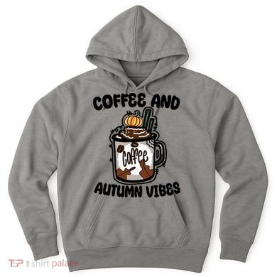 Coffee And Autumn Vibes Halloween Hoodie