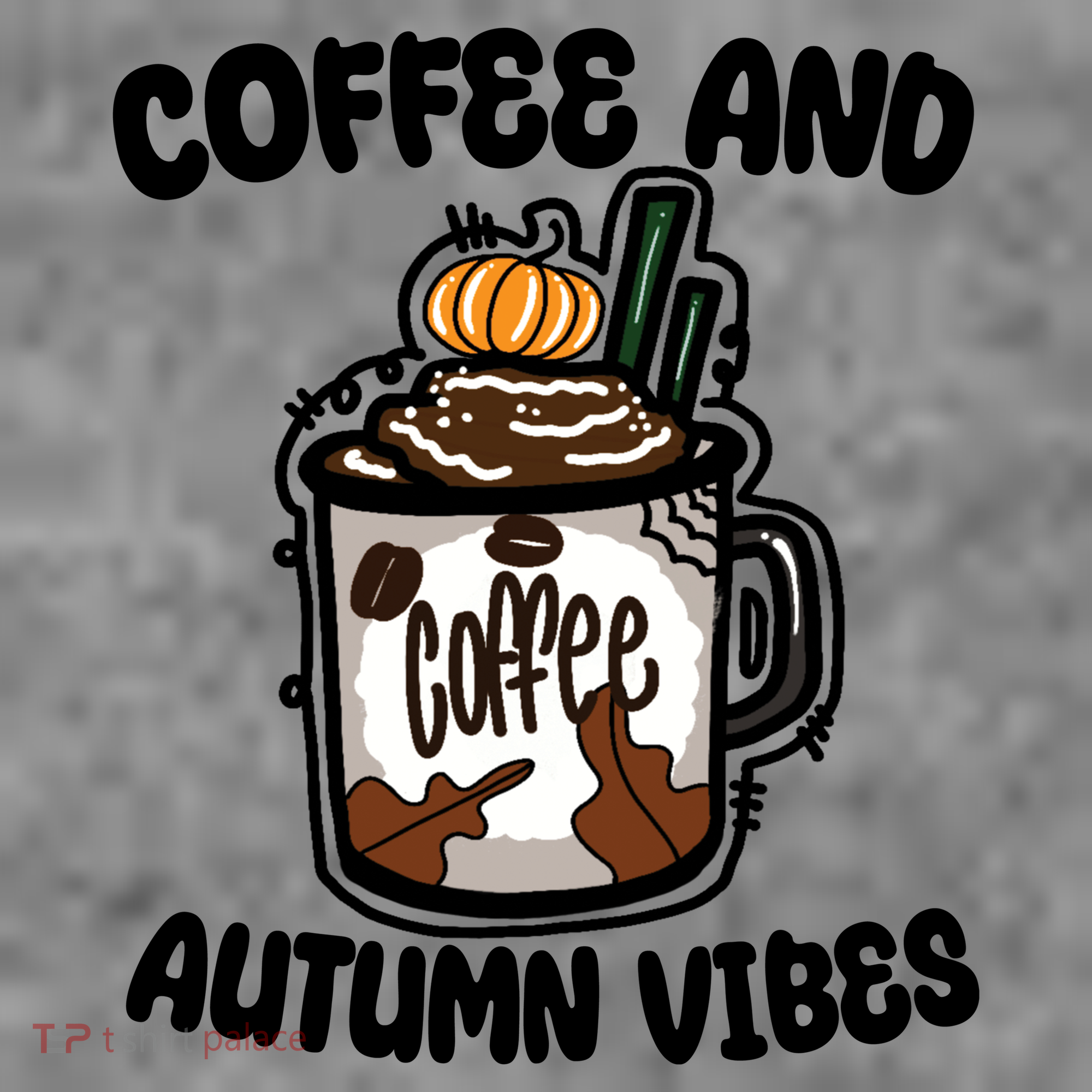 Coffee And Autumn Vibes Halloween Hoodie