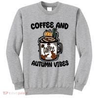Coffee And Autumn Vibes Halloween Sweatshirt thumb 0