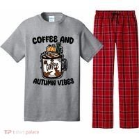 Coffee And Autumn Vibes Halloween Pajama Set thumb 0