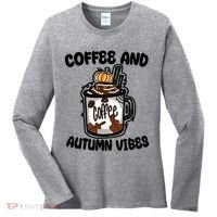 Coffee And Autumn Vibes Halloween Women's Long Sleeve Shirt thumb 0