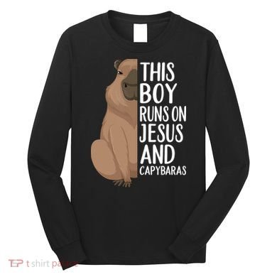 Capybara Art Animal For Capybara Lovers Long Sleeve Shirt
