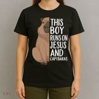Capybara Art Animal For Capybara Lovers T-Shirt thumb 4