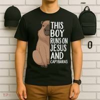 Capybara Art Animal For Capybara Lovers T-Shirt thumb 6