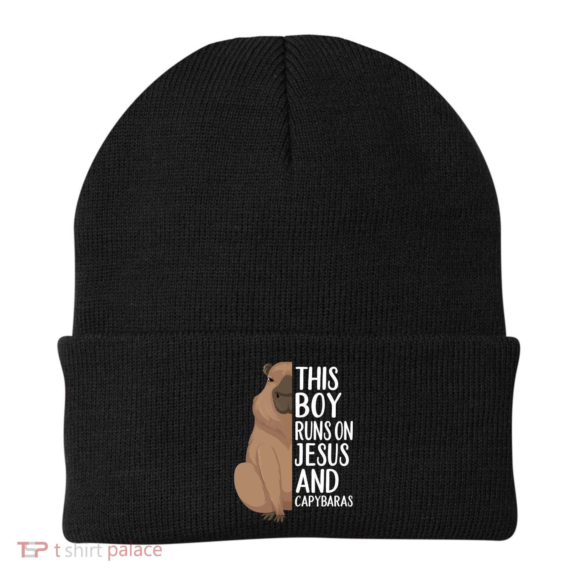 Capybara Art Animal For Capybara Lovers Beanie