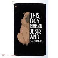 Capybara Art Animal For Capybara Lovers Golf Towel thumb 0