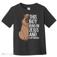 Capybara Art Animal For Capybara Lovers Toddler T-Shirt thumb 0