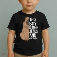 Capybara Art Animal For Capybara Lovers Toddler T-Shirt thumb 2