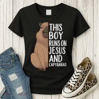 Capybara Art Animal For Capybara Lovers Women's T-Shirt thumb 3