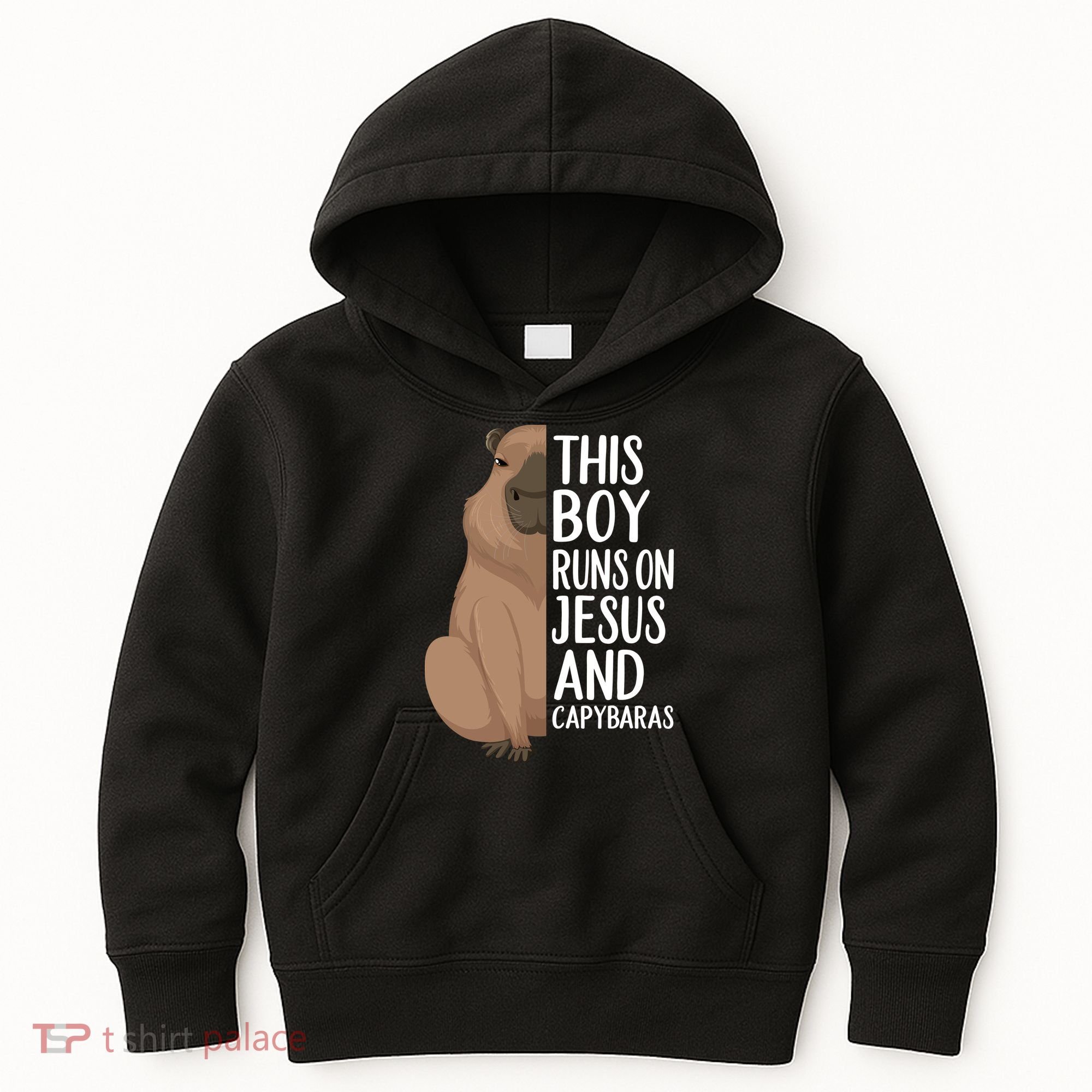 Capybara Art Animal For Capybara Lovers Kids Hoodie