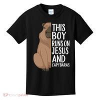Capybara Art Animal For Capybara Lovers Kids T-Shirt thumb 0