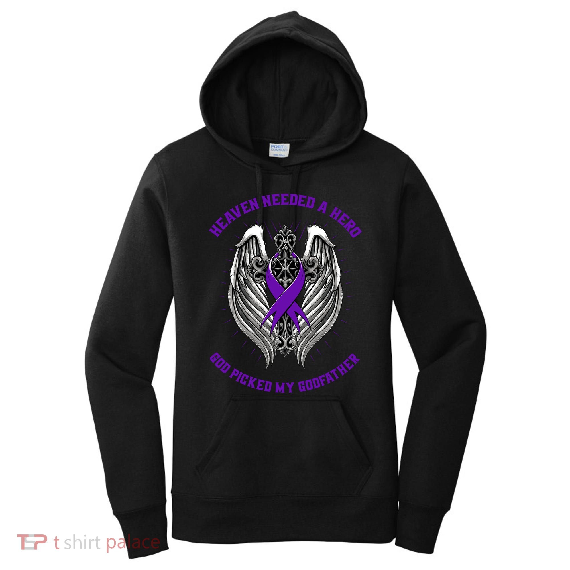 Christian Alzheimers Awareness Products Godfather Memorial Gift Women's Hoodie