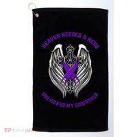 Christian Alzheimers Awareness Products Godfather Memorial Gift Golf Towel thumb 0