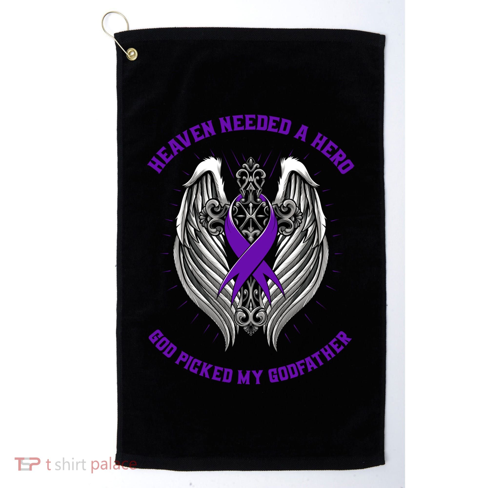 Christian Alzheimers Awareness Products Godfather Memorial Gift Golf Towel