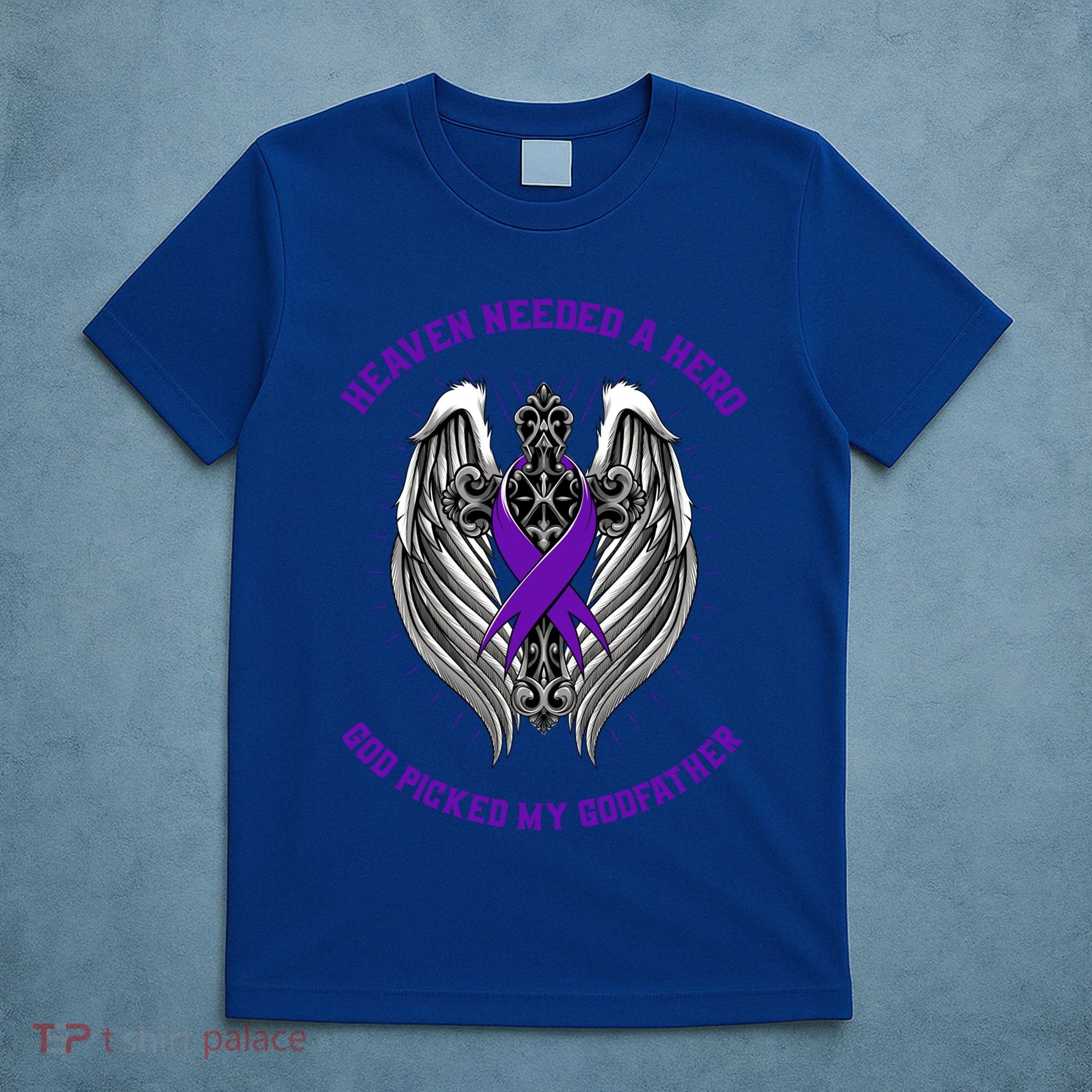 Christian Alzheimers Awareness Products Godfather Memorial Gift T-Shirt
