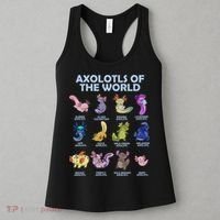 Cute Axolotl Axolotl Animals Of The World Herpetology Women's Tank Top thumb 3