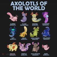 Cute Axolotl Axolotl Animals Of The World Herpetology Women's Tank Top thumb 5
