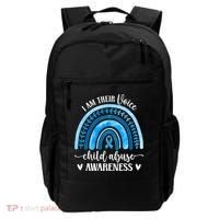 Child Abuse Awareness Rainbow Abuse Prevention Month Funny Gift Backpack thumb 0