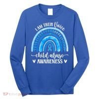 Child Abuse Awareness Rainbow Abuse Prevention Month Funny Gift Long Sleeve Shirt thumb 0
