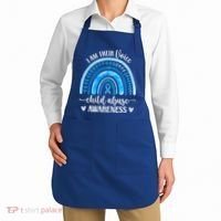 Child Abuse Awareness Rainbow Abuse Prevention Month Funny Gift Apron thumb 2