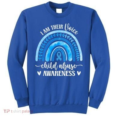 Child Abuse Awareness Rainbow Abuse Prevention Month Funny Gift Sweatshirt