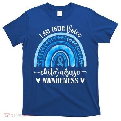 Child Abuse Awareness Rainbow Abuse Prevention Month Funny Gift T-Shirt